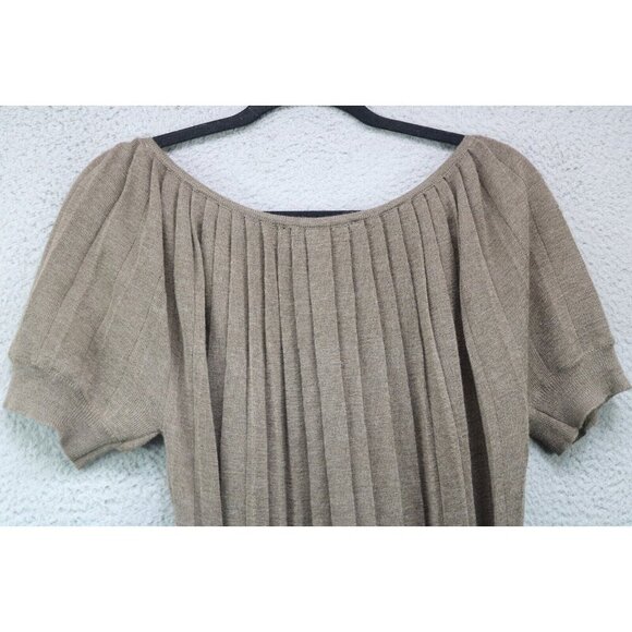 Loft by Ann Taylor Short Sleeve Sweater Dress-Merino Wool Blend-Size M/P - Picture 8 of 9